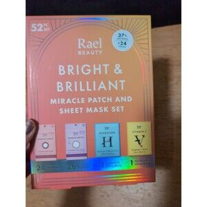 Rael Bright & Brilliant Miracle Patch & Sheet Mask Set - 50 Patches & 2 Masks